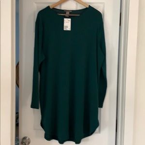 Green dress, H&M
